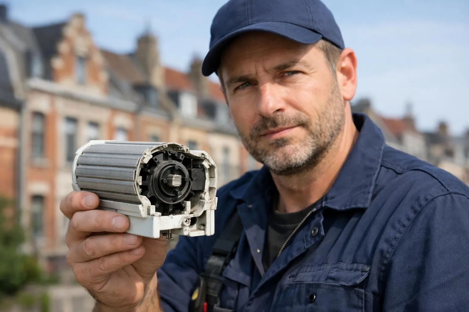 Volet roulant bloqué à Lille, solution rapide avec un réparateur professionnel.